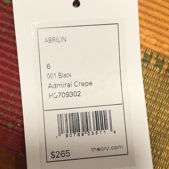 Theory Black Double Stretch Mini Abrilin Skirt-NWT made in the USA - Picture 4 of 8